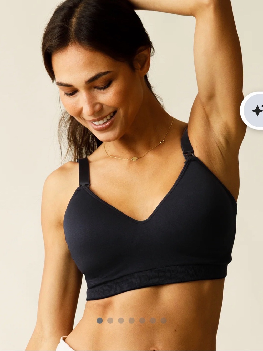 Kindred Bravely Black Wireless Nursing/Pumping bra